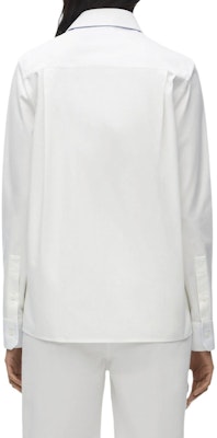 (W) LOEWE SS24 白色刺繡Logo尖領襯衫 S540Y05X97-2100 Shop (W) LOEWE SS24 白色刺繡Logo尖領襯衫 S540Y05X97-2100