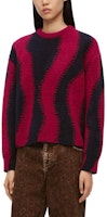 (W) LOEWE SS24 Jacquard Knit Crewneck Oversized Sweater Merah S359Y14KEL-5114 Lookbook (W) LOEWE SS24 Jacquard Knit Crewneck Oversized Sweater Merah S359Y14KEL-5114