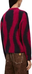 (W) LOEWE SS24 Jacquard Knit Sweater Crewneck Oversize Merah. S359Y14KEL-5114 Shop (W) LOEWE SS24 Jacquard Knit Sweater Crewneck Oversize Merah. S359Y14KEL-5114