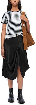 (W) LOEWE SS24 海軍藍條紋修身短袖T恤。 S359Y22X55-4933 Lookbook (W) LOEWE SS24 海軍藍條紋修身短袖T恤。 S359Y22X55-4933