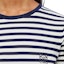 Sizing (W) LOEWE SS24 海軍藍條紋修身短袖T恤。 S359Y22X55-4933