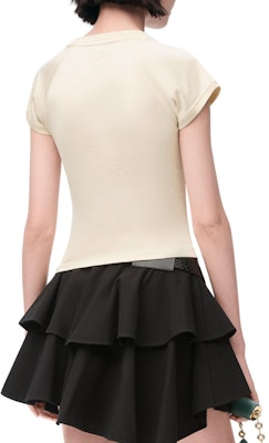 (W) LOEWE SS25 標誌印花短袖圓領T恤 米白色 S359Y22X73-2110 Purchase (W) LOEWE SS25 標誌印花短袖圓領T恤 米白色 S359Y22X73-2110