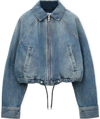 (W) 로에베 SS25 솔리드 포켓 지퍼 자켓 블루 색상 S359Y50X82-6395 Buy (W) 로에베 SS25 솔리드 포켓 지퍼 자켓 블루 색상 S359Y50X82-6395