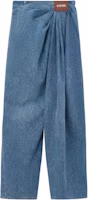 (Women) LOEWE SS26 High-Waisted Loose Wide-Leg Jeans in Dark Blue. S540Y11X96-5380 (Women) LOEWE SS26 High-Waisted Loose Wide-Leg Jeans in Dark Blue. S540Y11X96-5380