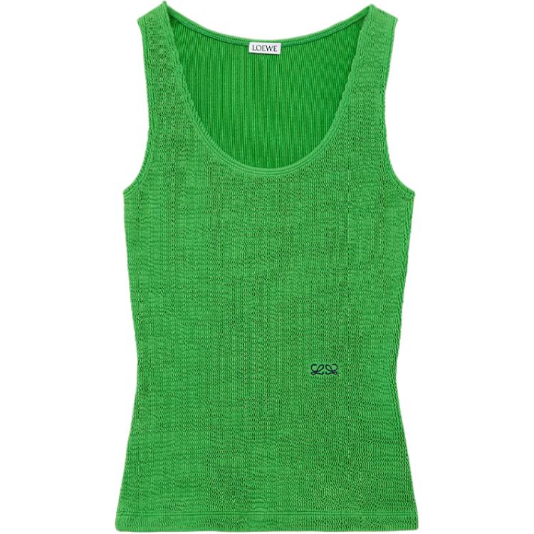 (Women) LOEWE SS26 Slim Fit Plain Knit Tank Top S359Y23XB6-4100