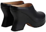 Shop (W) Sandal Tumit Tinggi LOEWE 'Kulit Anak Lembu Hitam' L814V29X01-1100