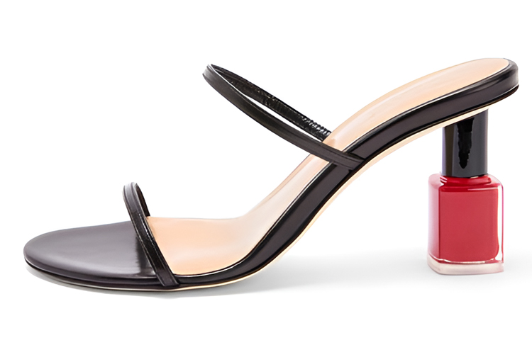 (Women) LOEWE Stiletto Sandals with Fashionable Straps 'Black' L814465X16-1100