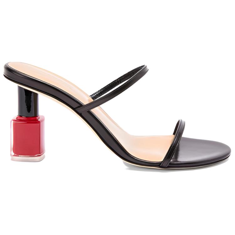 Order (W) Sandalias de Tacón LOEWE con Correas Modernas 'Negro' L814465X16-1100