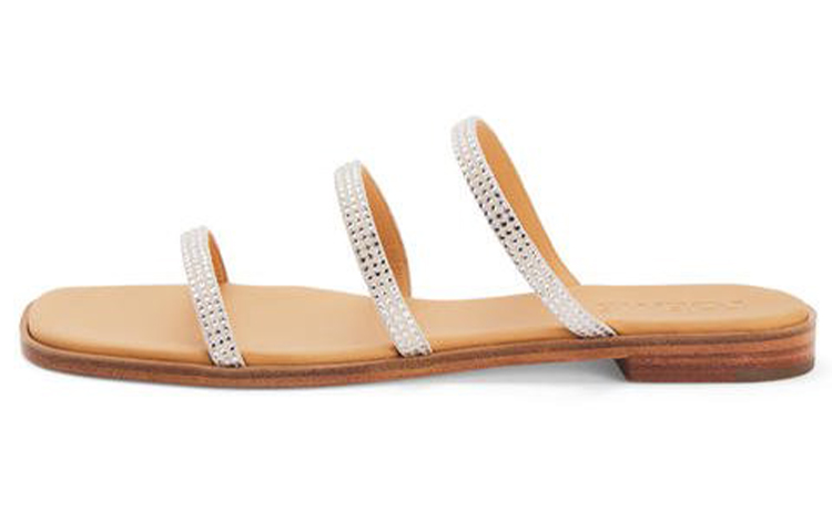 Buy (Women) LOEWE Suede and Crystal Flat Lace-Up Sandals 'Silver' L616465X21-1160