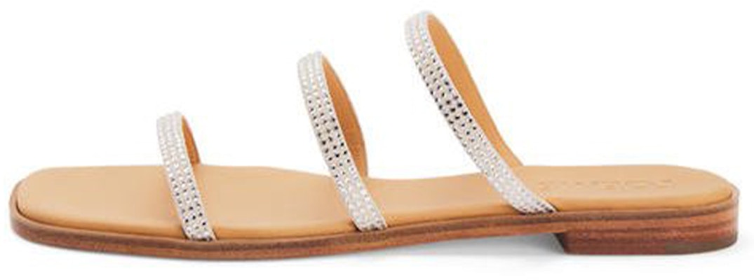 (Women) LOEWE Suede and Crystal Flat Lace-Up Sandals 'Silver' L616465X21-1160 Buy (Women) LOEWE Suede and Crystal Flat Lace-Up Sandals 'Silver' L616465X21-1160