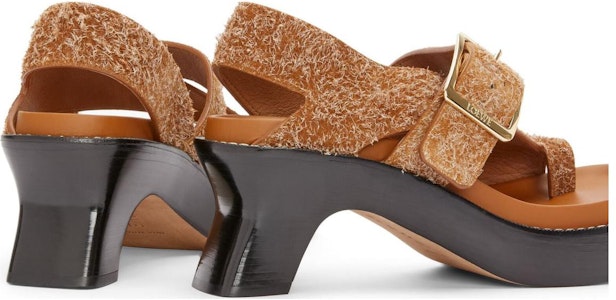 (W) LOEWE 麂皮舒适多用拖鞋“9厘米凉鞋带” L814465X92-2530 Shop (W) LOEWE 麂皮舒适多用拖鞋“9厘米凉鞋带” L814465X92-2530