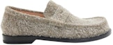 Order (W) LOEWE Loafer Bertapak Suede 'Khaki Hijau' L815290X14-4160