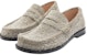 (W) LOEWE Loafer Bertapak Suede 'Khaki Hijau' L815290X14-4160