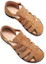 Shop (Women) LOEWE Suede Round Toe Buckle 'Roman Sandal - Brown' L814465X91-2530