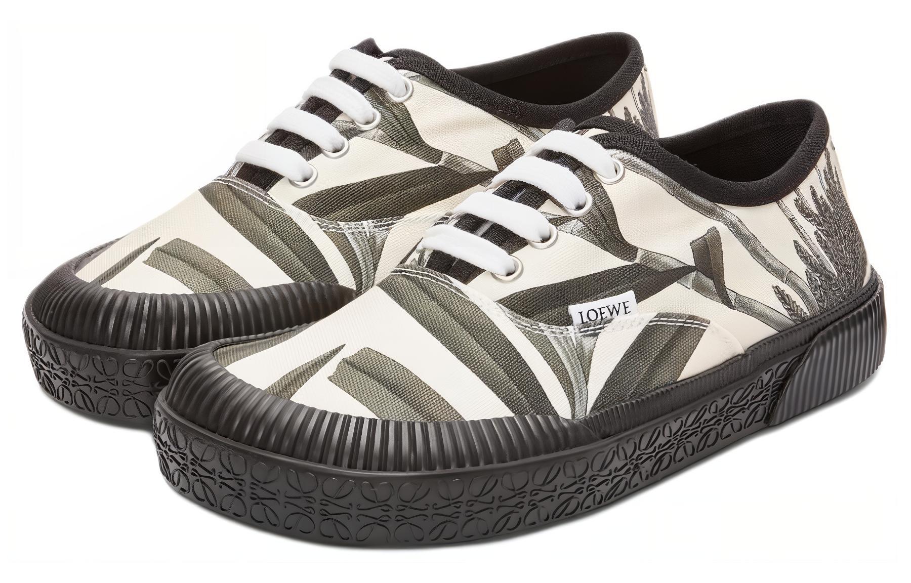 Lookbook (Women) LOEWE Terra Vulca Lace-Up Sneaker Wide 'Printed Floral' L815282XAC-9990