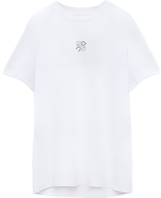 (W) ロエベ テクスチャード ルーズフィット クルーネックTシャツ レディース SS24 - ホワイト S929Y22J01-2100 Buy (W) ロエベ テクスチャード ルーズフィット クルーネックTシャツ レディース SS24 - ホワイト S929Y22J01-2100