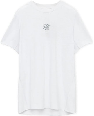 (W) ロエベ テクスチャード ルーズフィット クルーネックTシャツ レディース SS24 - ホワイト S929Y22J01-2100 Order (W) ロエベ テクスチャード ルーズフィット クルーネックTシャツ レディース SS24 - ホワイト S929Y22J01-2100