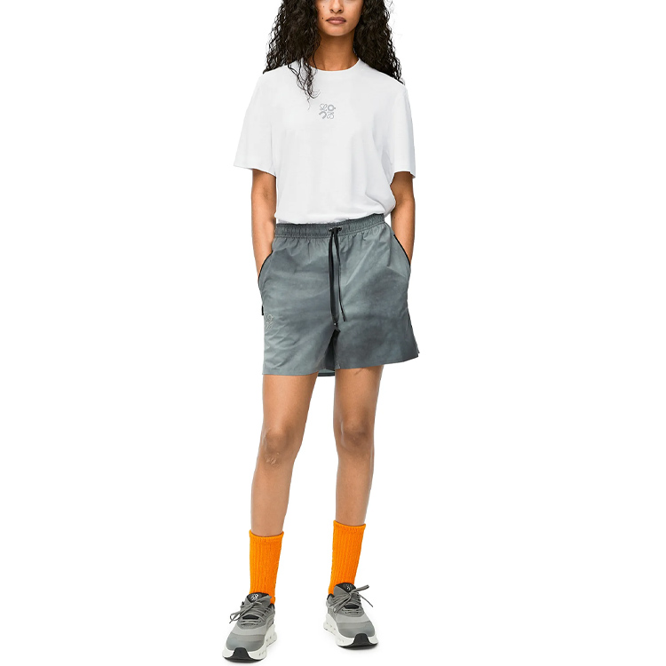 Lookbook (W) ロエベ テクスチャード ルーズフィット クルーネックTシャツ レディース SS24 - ホワイト S929Y22J01-2100