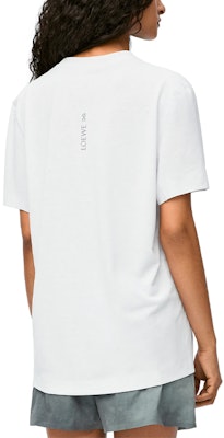 (W) ロエベ テクスチャード ルーズフィット クルーネックTシャツ レディース SS24 - ホワイト S929Y22J01-2100 Shop (W) ロエベ テクスチャード ルーズフィット クルーネックTシャツ レディース SS24 - ホワイト S929Y22J01-2100