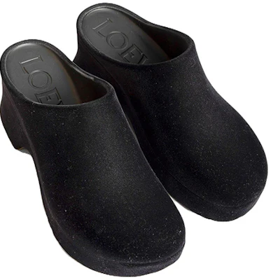 (W) LOEWE Toe Cap Mule 'Hitam' L814V29X15-1100 Purchase (W) LOEWE Toe Cap Mule 'Hitam' L814V29X15-1100