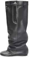 (Women) LOEWE Toy Flat Buckle Booties 'Black Leather' L814285X52-1100 (Women) LOEWE Toy Flat Buckle Booties 'Black Leather' L814285X52-1100
