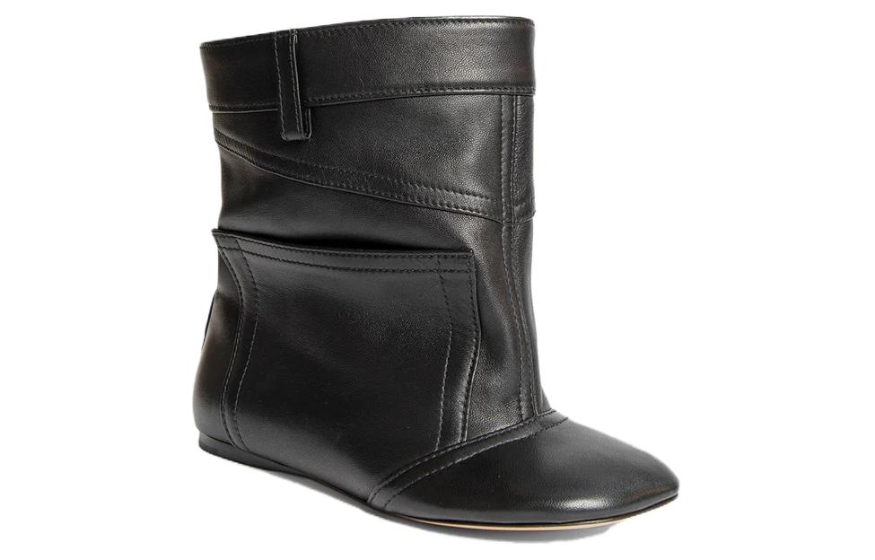 (W) LOEWE Toy Leather Ankle Boots with Buckle 'Black' 圖 2
