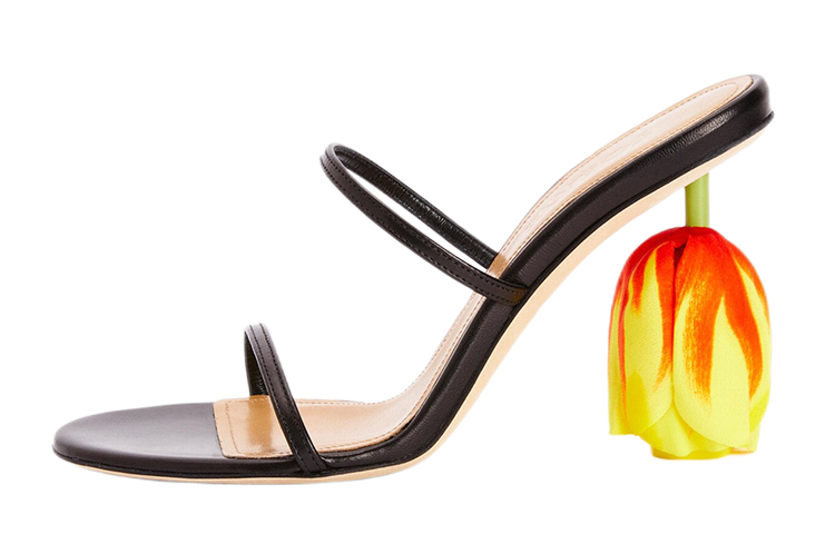 Buy (W) Sandal Kulit LOEWE Tulip 'Hitam' L815465X64-1107