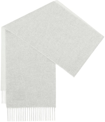 (Women) LOEWE Two-Tone Tassel Knit Scarf White/Light Grey F810250X01-2013 Lookbook (Women) LOEWE Two-Tone Tassel Knit Scarf White/Light Grey F810250X01-2013