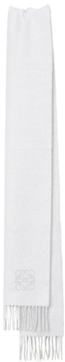 (Women) LOEWE Two-Tone Tassel Knit Scarf White/Light Grey F810250X01-2013 Shop (Women) LOEWE Two-Tone Tassel Knit Scarf White/Light Grey F810250X01-2013
