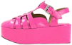 Buy (Women) LOEWE Wedge Heel Roma Sandal 'Fluorescent Pink' L815S10X13-7540