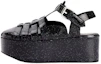 Buy (W) Sandal Bertumit Tinggi LOEWE 'Hitam' L815S10X13-1100