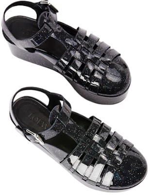 (W) Sandal Bertumit Tinggi LOEWE 'Hitam' L815S10X13-1100 Lookbook (W) Sandal Bertumit Tinggi LOEWE 'Hitam' L815S10X13-1100