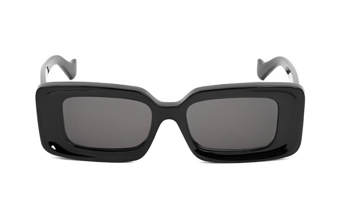 Lookbook (W) LOEWE 女士矩形侧标太阳镜 LW40102F5201A