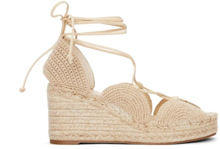 (W) LOEWE 编织系带圆头厚底鞋 '浅棕色' L616283X19-8806 Order (W) LOEWE 编织系带圆头厚底鞋 '浅棕色' L616283X19-8806