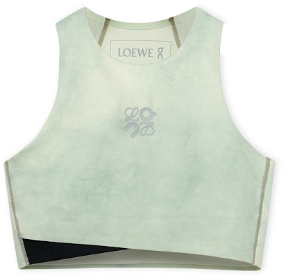 (Women) LOEWE x On SS24 Tie-Dye Logo Print Fitted Tank Top Multicolor. S929Y23J02-2016 Order (Women) LOEWE x On SS24 Tie-Dye Logo Print Fitted Tank Top Multicolor. S929Y23J02-2016