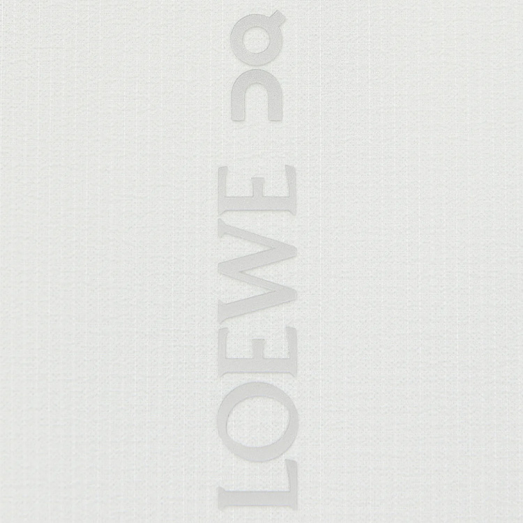 (Women) LOEWE On Running  White Hoodie Zip Jacket SS24 Loose Fit with Logo. S929Y02W01-2100 圖 7