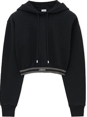 (Women) LOEWE x On Running FW24 Black Logo Knit Hoodie. S359Y25X45-1100 Order (Women) LOEWE x On Running FW24 Black Logo Knit Hoodie. S359Y25X45-1100