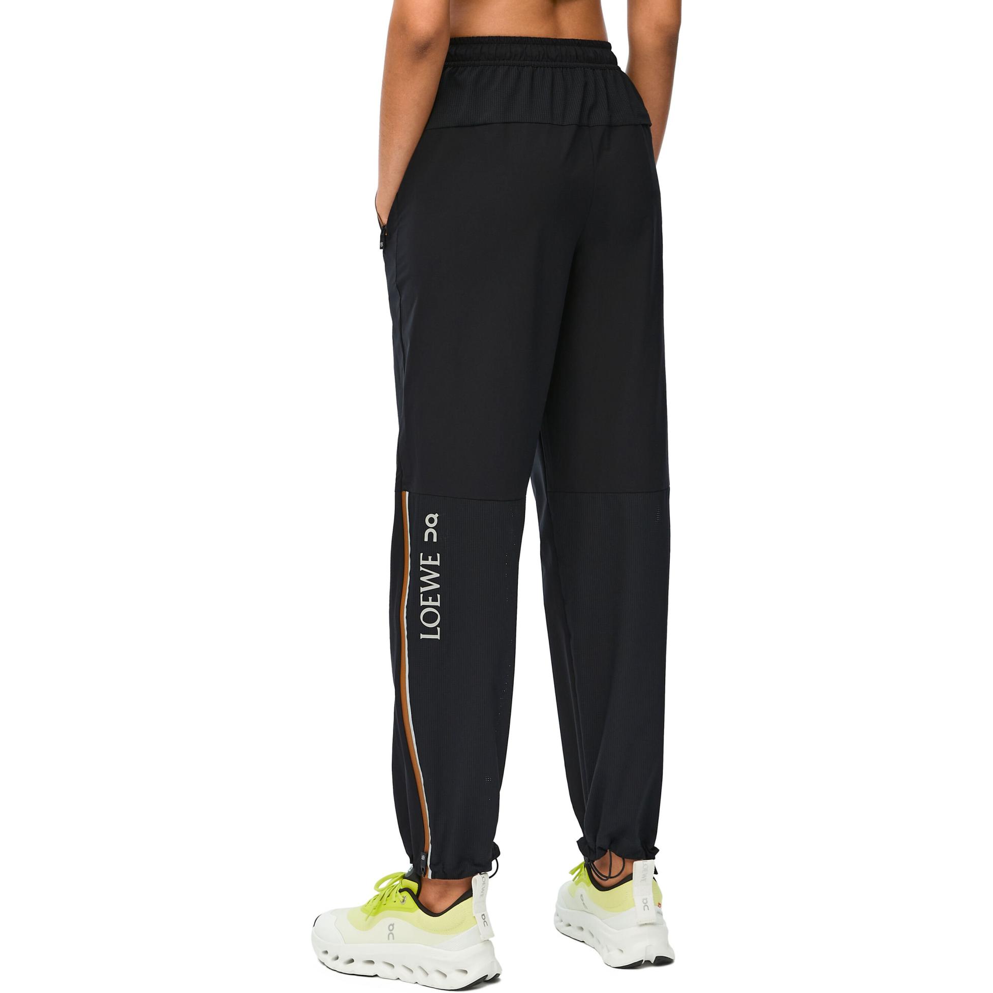 Purchase (Women) LOEWE x On Running SS24  Black Knit Joggers with Logo Print & Pockets S929Y04W02-1100