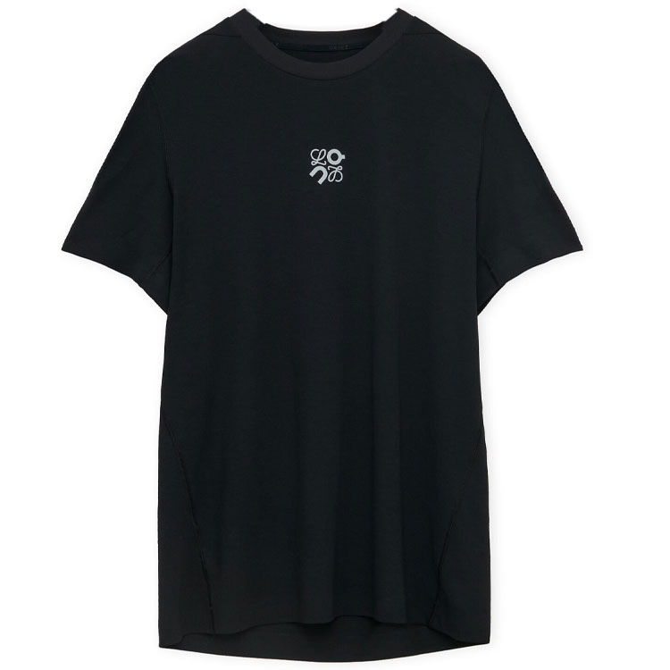 Order (W) LOEWE x On Running SS24 標誌質感寬鬆版T恤 黑色 S929Y22J01-1100