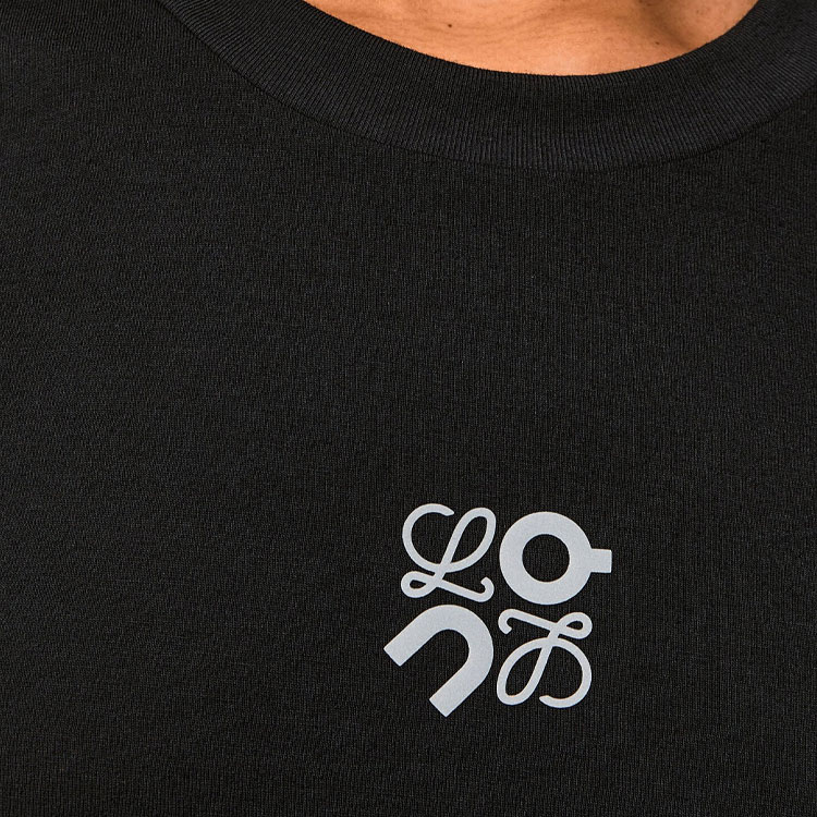 Sizing (W) LOEWE x On Running SS24 標誌質感寬鬆版T恤 黑色 S929Y22J01-1100