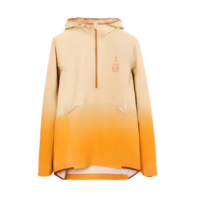 (Women) LOEWE On SS22 Gradient Waterproof Anorak Jacket Orange. S929Y02X02-6228