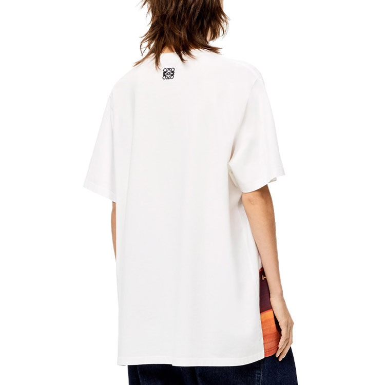 (Women) LOEWE Spirited Away No-Face Cartoon Print Cotton T-Shirt White SS22  Gift. S928Y22J06-9990 圖 5