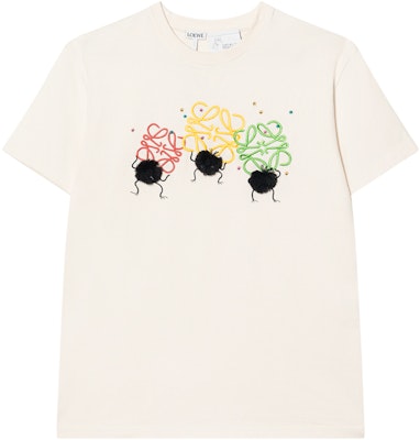 (Women) LOEWE x Spirited Away SS22 Off-Shoulder Tee with Soot Sprite Print - Beige S928Y22X02-2425 Buy (Women) LOEWE x Spirited Away SS22 Off-Shoulder Tee with Soot Sprite Print - Beige S928Y22X02-2425