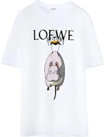 (Women) LOEWE x Spirited Away SS22 White Cartoon Print Cotton T-Shirt S928Y22J08-2016 (Women) LOEWE x Spirited Away SS22 White Cartoon Print Cotton T-Shirt S928Y22J08-2016
