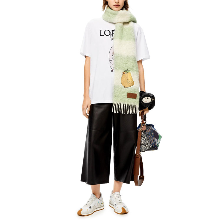 (Women) LOEWE Spirited Away SS22 White Cartoon Print Cotton  T-Shirt S928Y22J08-2016 圖 3