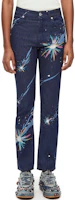Shop (Women) LOEWE x Studio Ghibli SS23 Howl's Moving Castle Fireworks Jeans Navy . SB44Y11X01-5110