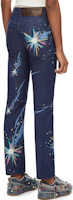 Purchase (Women) LOEWE x Studio Ghibli SS23 Howl's Moving Castle Fireworks Jeans Navy . SB44Y11X01-5110