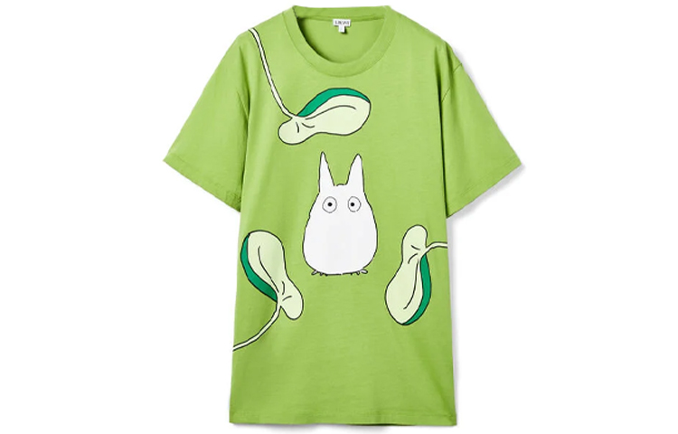 Order (W) Camiseta Gráfica Verde LOEWE x Totoro SS21 S848Y22X04-4094