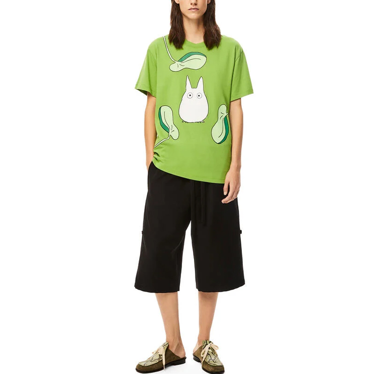 Lookbook (W) Camiseta Gráfica Verde LOEWE x Totoro SS21 S848Y22X04-4094
