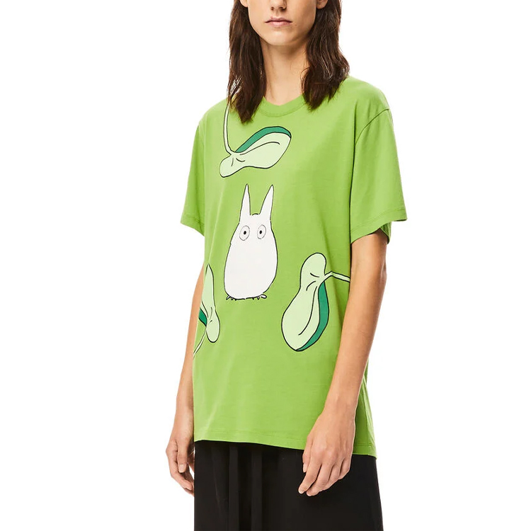 Shop (W) Camiseta Gráfica Verde LOEWE x Totoro SS21 S848Y22X04-4094